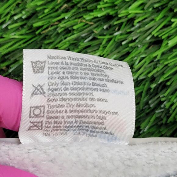 Vintage 90s Hanes Sweatshirt Womens Large 22x23 Gray USA - Picture 8 of 11